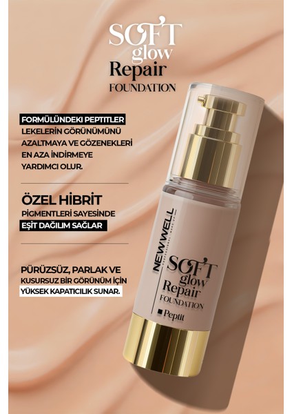 Sunset Soft Glow Repair Foundation Yumuşak Işıltılı Onarıcı Fondöten 30 ml