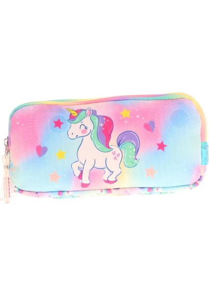 Kids Çok Renkli, Unicorn, Kız Çocuk Üç Gözlü Okul Kalem Çantası - L8243 fiyatları