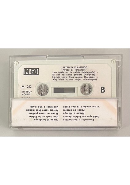 Retablo Flamenco Kaset (Orjnal Dönem Baskı Kaset) fiyatları
