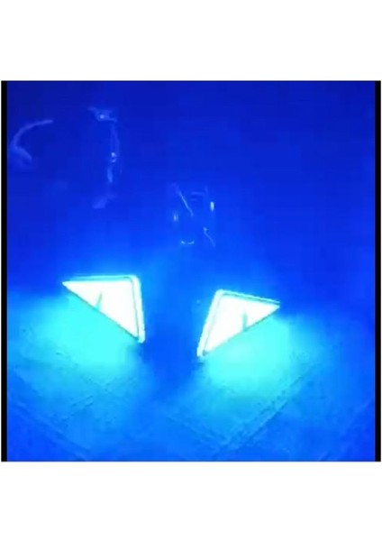 12V Üniversal Araç&motorsiklet LED Flash Eye Göz Dekorasyon Strobe (Flaş) Stop&fren Lamba Mavi
