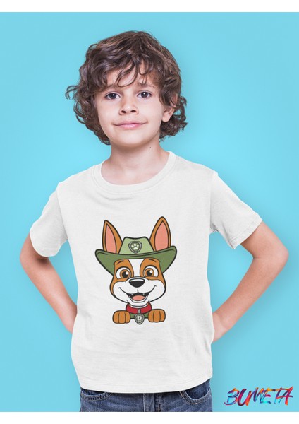 Orman Kaşifi Tracker Paw Patrol Çocuk Tişört T-Shirt