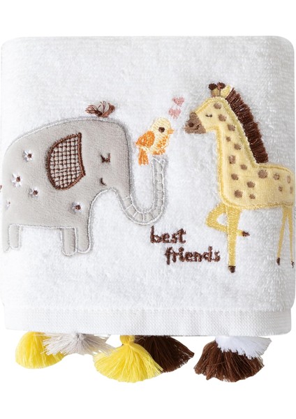 Concept Elephant And Giraffe Havlu 40 x 60 cm