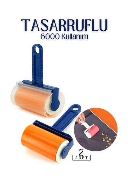 Tüy Tiftik Toplayıcı 6000 Kullanım Tisserant Design 2 Li Set