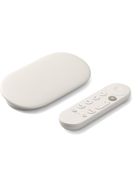 Tv Streamer 4K - Sesli Arama Uzaktan Kumandasıyla Tv'nizde Hızlı Akış Eğlencesi - 4K Hdr'de Film, Şov, Canlı Tv ve Netflix Izleyin - Akıllı Ev Kontrolü - 32 GB Depolama - Porselen