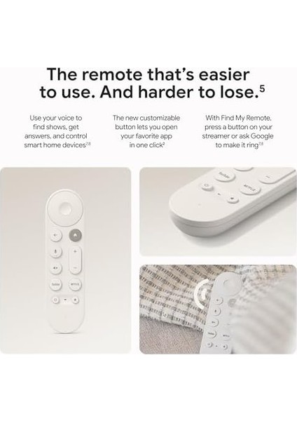 Tv Streamer 4K - Sesli Arama Uzaktan Kumandasıyla Tv'nizde Hızlı Akış Eğlencesi - 4K Hdr'de Film, Şov, Canlı Tv ve Netflix Izleyin - Akıllı Ev Kontrolü - 32 GB Depolama - Porselen fiyatları