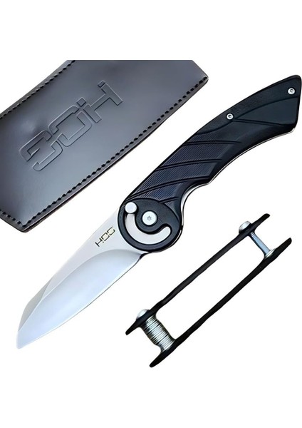 Deri Kılıflı 20 Cm Çakı Paslanmaz Çakı Bıçak Outdoor Bıçak Siyah Renk Knives And Weapons