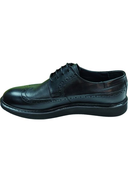 01008-EVA Erkek Siyah (40-44) Deri Klasik Ayakkabı modelleri