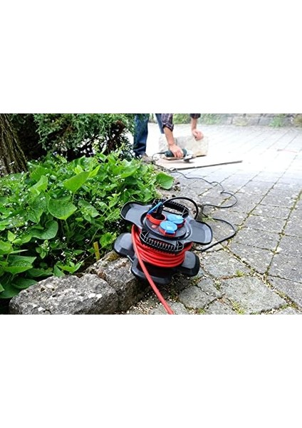 Kauçuk Kablo Makarası X-Gum IP44 / Kauçuk Şantiye Için Kablo Makarası (10 M, Dış Mekanda Sürekli Kullanım, Özel Kauçuk Karışımı, Almanya'da Üretilmiştir) modelleri