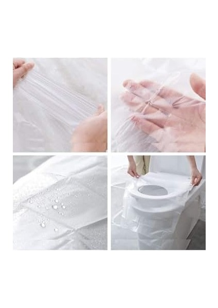 Örtüsü Tek Kullanımlık Klozet Poşeti Klozet Kapak Örtüsü Dispenseri 50 Adet fiyatları