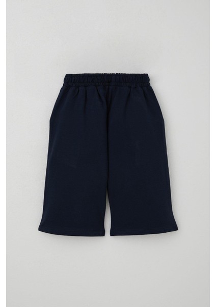 Erkek Çocuk Şortlu Takım Püskürtme Boya Desenli Yazı Baskılı 5-10 Yaş, Mint Yeşili indirimleri