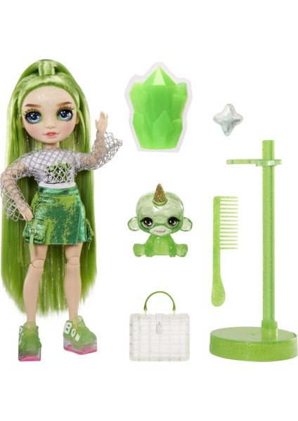 Rainbow High Jade Parlak Slime ve Evcil Hayvan Serisi Bebeği