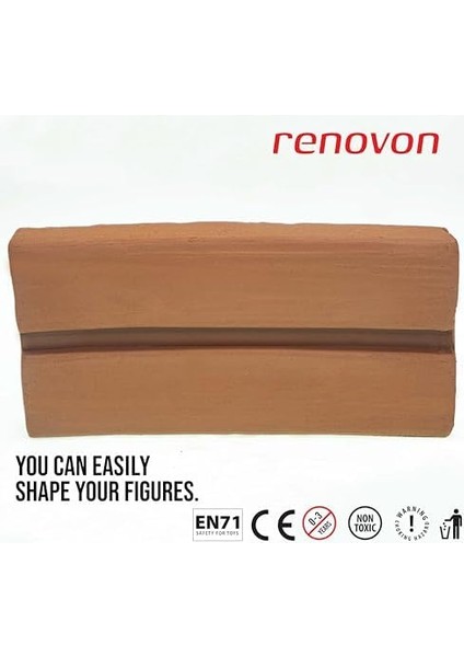 Seramik Kil Hamuru,kırmızı/terracotta 1000 Gr(1 Kg) Fırınlamaya Gerek Olmayan Güzel Sanatlar Figür Heykel Modelleme Oyun ve Montessori Sınıfları Için Toksik Olmayan Doğal Kil fiyatları