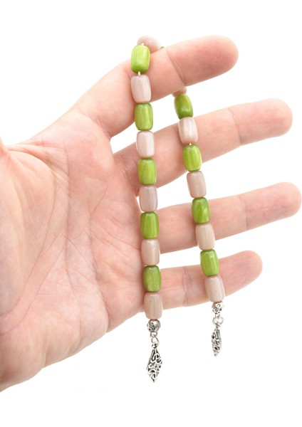 Usta Işi Kapsül Kesim Yeşil Bej Sıkma Kehribar Zaza Tesbih indirimleri