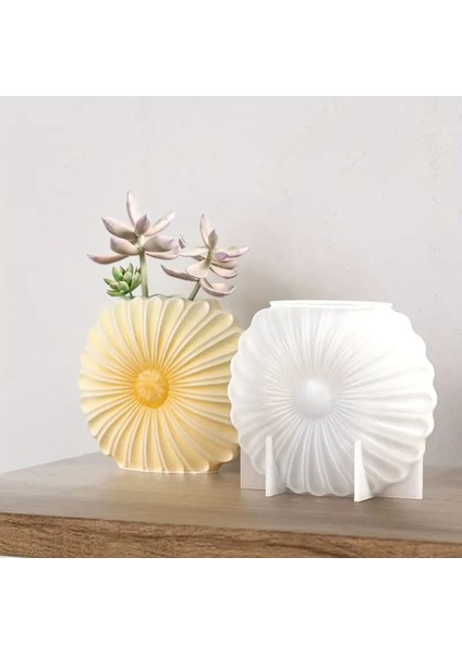 Ayçiçeği Vazo Silikon Kalıp (S851)