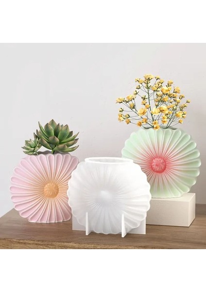 Ayçiçeği Vazo Silikon Kalıp (S851) fiyatları