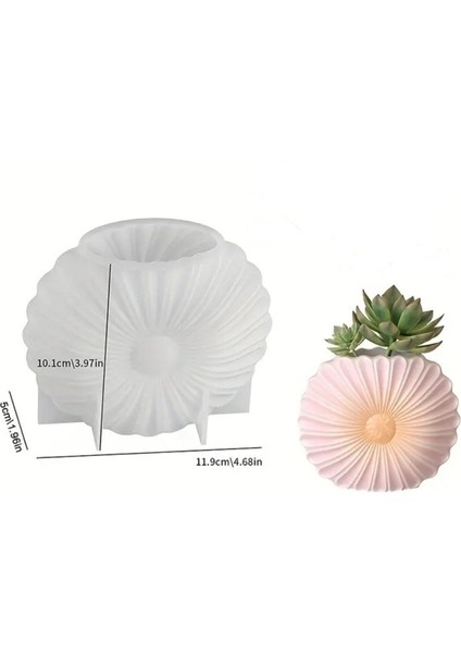 Ayçiçeği Vazo Silikon Kalıp (S851) modelleri