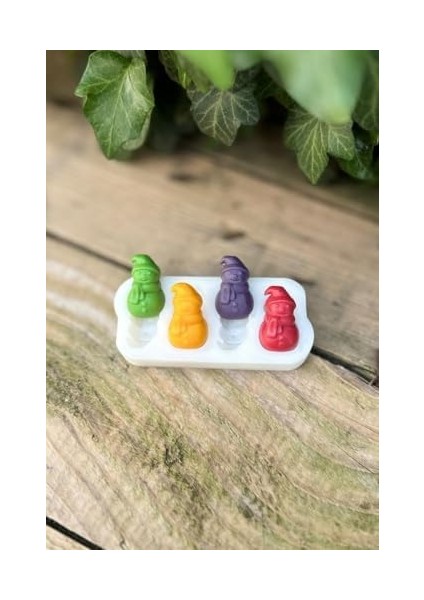 Concept 3D Kardan Adam Mini Dörtlü Mum Kalıbı (Silikon) fiyatları