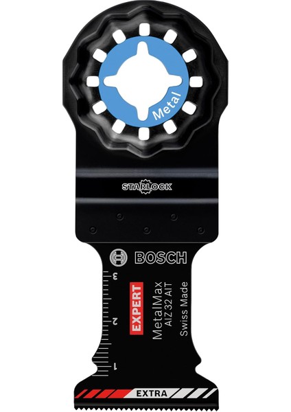 Professional 1x Expert Metalmax Aız 32 Aıt Daldırmalı Testere Bıçakları (Çelik, Paslanmaz Çelik, Genişlik 32 Mm, Aksesuar Çok Fonksiyonlu Makine)