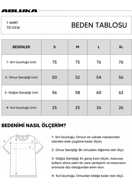 Erkek Oversize Nakışlı T-Shirt Siyah
