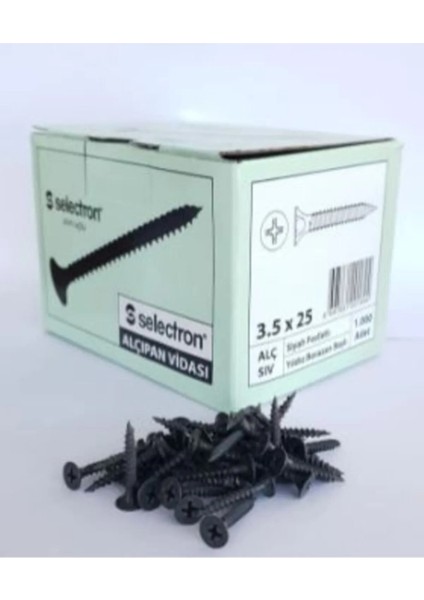 3.5X25 Matkap Uçlu Alçıpan Vidası