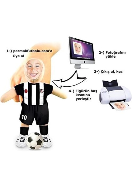 Parmak Futbolu Oyuncu Set