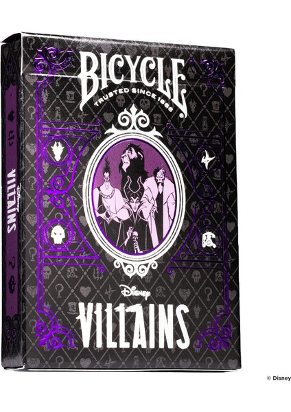 Villains Oyun Kartları - Yeşil Veya Mor