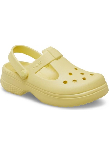 210615 Classic Mary Jane Clog K Sarı Çocuk Terlik