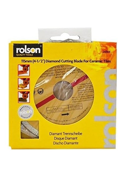 Storemax 24864 115 mm Ceramic Tile Blade fiyatları
