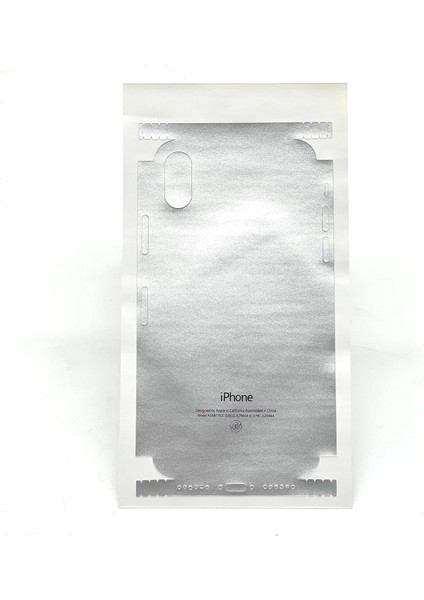 iPhone X/xs Uyumlu Tam Koruma Çizilmez 3m Full Body Kaplama (Gri)