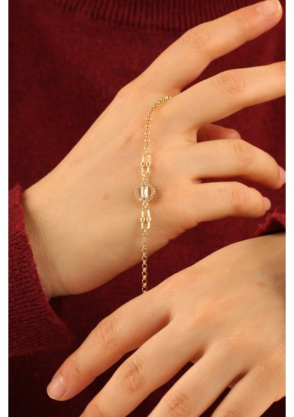 Baget Doç Zincir Altın Bileklik CGKBLK0325 fiyatları