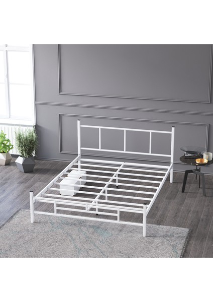 Metal Karyola, Defne Metal Karyola 140X190 cm Beyaz Renk indirimleri