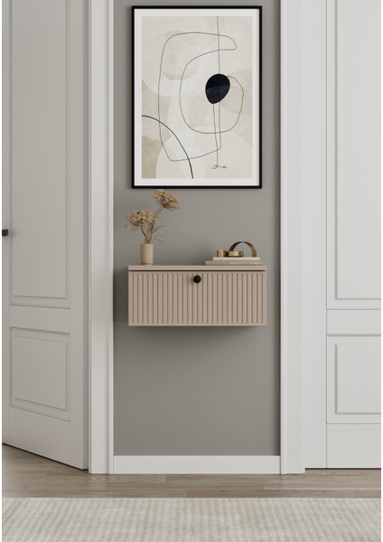 Mimosa Mdf Duvara Monte Kapaklı Dresuar (50 Cm)
