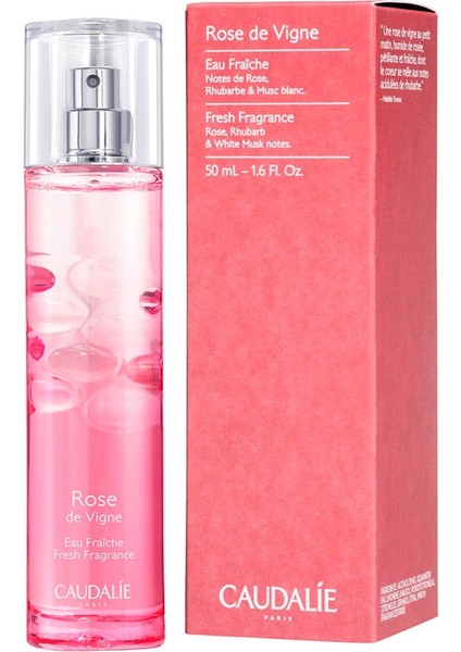 Asfstore Caudalie Fleur De Vigne Fresh Fragrance Gül Aromalı Parfüm 50 ml