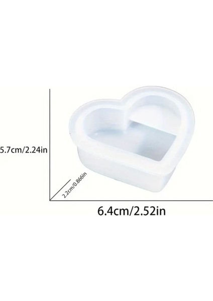 Kalp Şeklinde Kart Tutucu Silikon Kalıp (S855) fiyatları