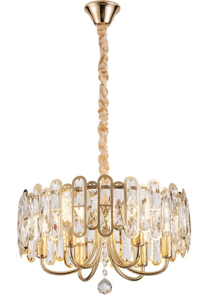 Tortes 50'lik Gold Kristal Taşlı Avize modelleri