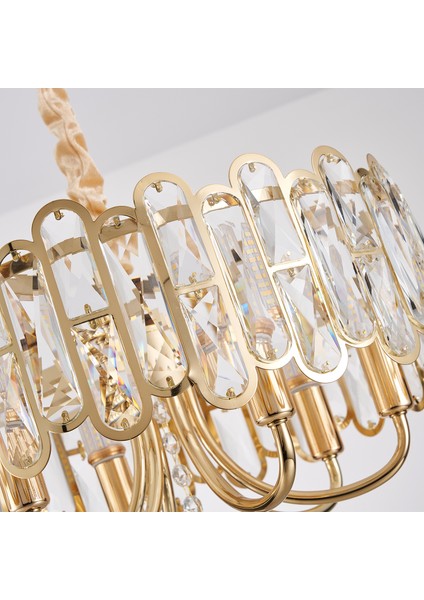Tortes 50'lik Gold Kristal Taşlı Avize fırsatları