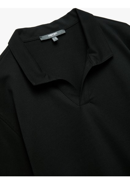 Regular Fit Kısa Kollu Pike Kumaş Pamuklu Polo Yaka Tişört modelleri