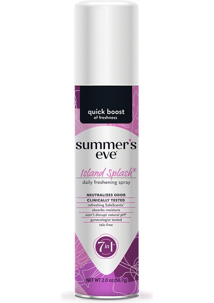 Genital Bölge Deo Freshening Sprey Island Splash 56,7 gr