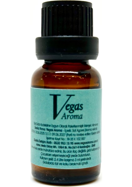 Saf Agave Aroması 15 ml - Aroması