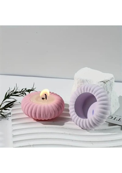 Çizgili Mum Kalıbı Silikon Kalıp (S795)