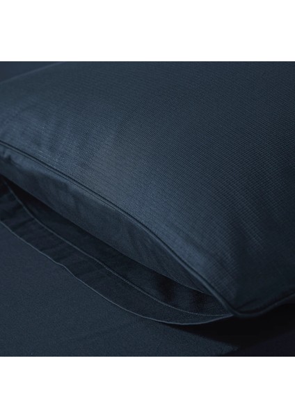 %100 Pamuk Percale Nevresim Seti 260X240 cm Lacivert - Pure Serisi fırsatları