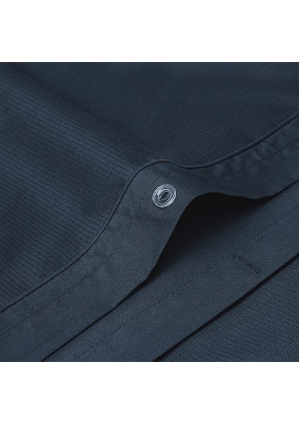 %100 Pamuk Percale Nevresim Seti 260X240 cm Lacivert - Pure Serisi indirimleri