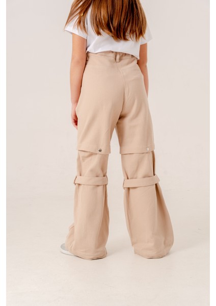 Kız Çocuk Şort Keten Pantolon 2568 modelleri