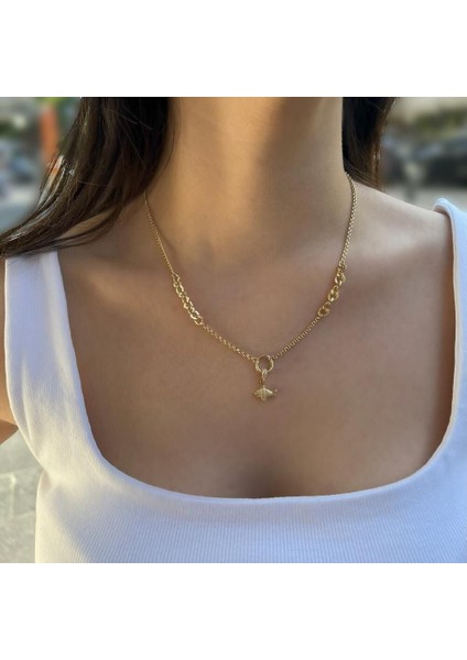 Sallantılı Halka Kolye – KLY1008