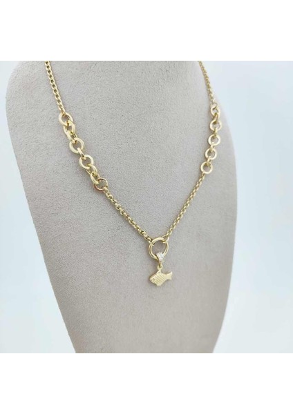 Sallantılı Halka Kolye – KLY1008