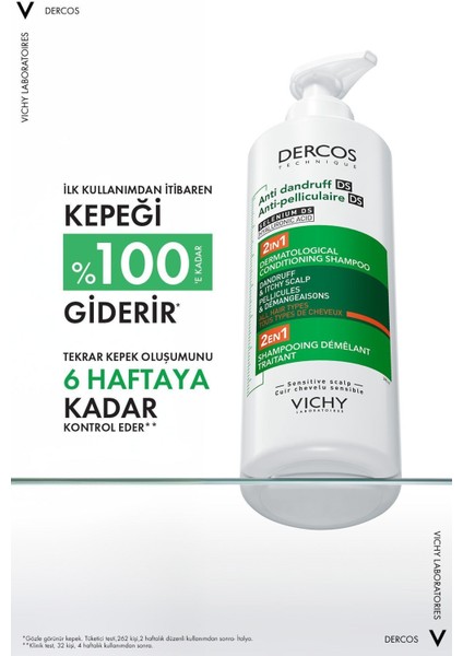 Asfstore Vichy Dercos Anti Dandruff Ds Anti-Pelliculaire Ds Selenium 390 ml 2 Adet fiyatları