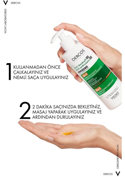 Asfstore Vichy Dercos Anti Dandruff Ds Anti-Pelliculaire Ds Selenium 390 ml 2 Adet fırsatları