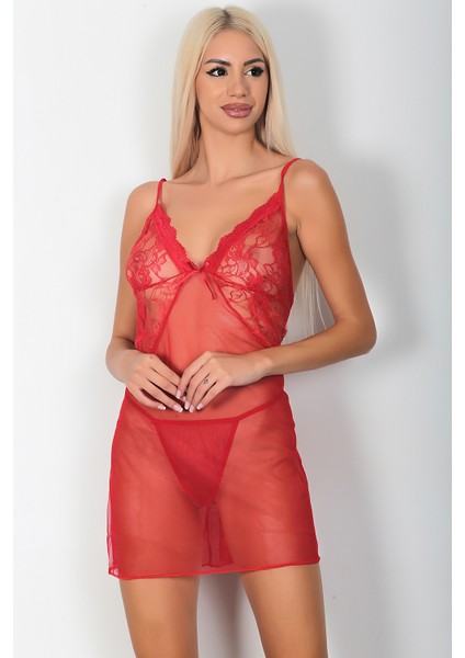 2'li Dantel Detaylı Gecelik TAKIM-19501 fiyatları