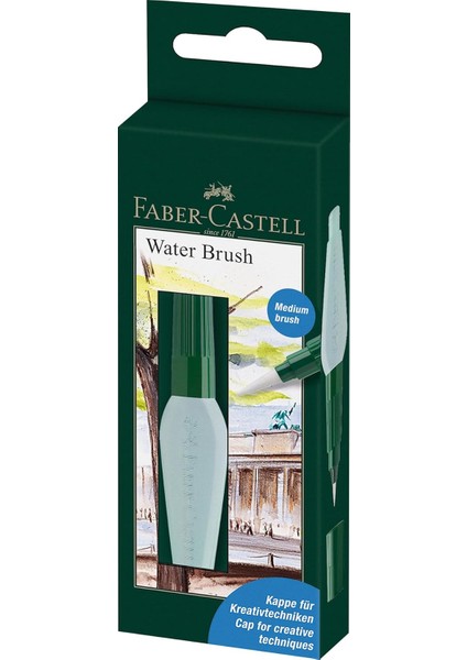 Hazneli Suluboya Fırçası Beyaz