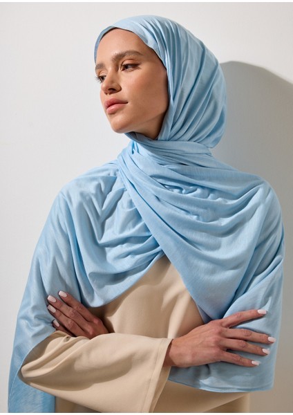 Rabia Z - Bebe Mavi Jarsey Şal modelleri